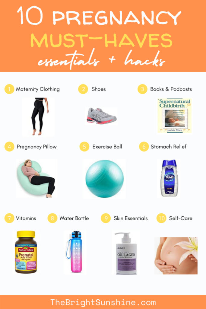 pregnancy must-haves and essentials